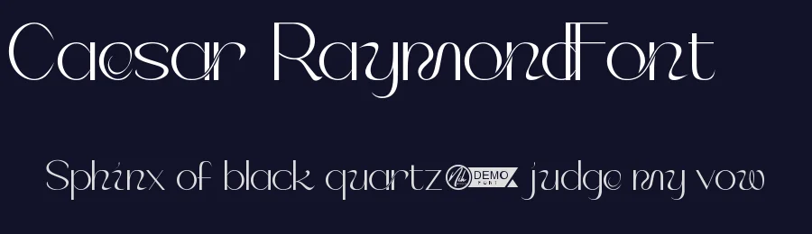 Caesar Raymond Font by nihstudio — Display Font — thumbnail 2