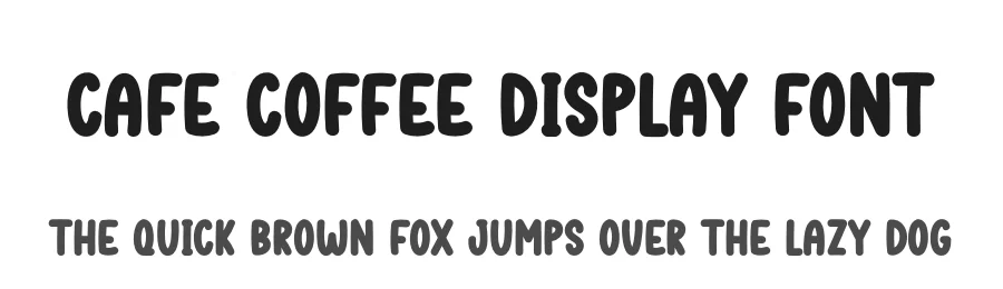 Cafe Coffee Display Font by creativeletter — Display Font