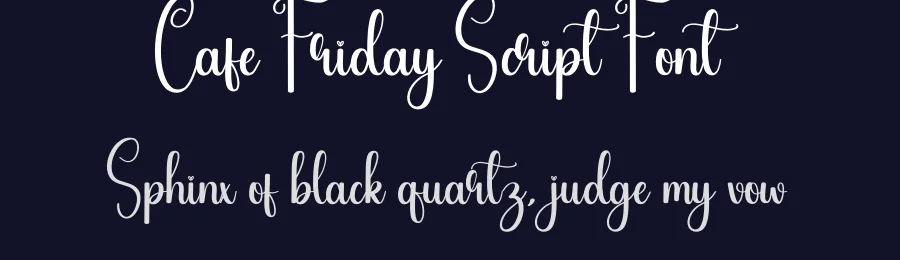 Cafe Friday Script Font by creativeletter — Script Handwritten Font — thumbnail 2