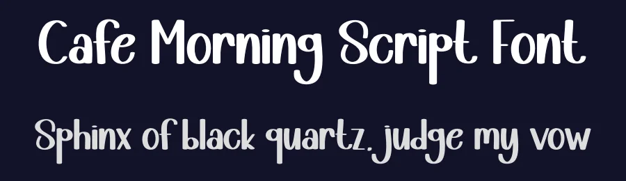 Cafe Morning Script Font by andikastudio — Display Font — thumbnail 2