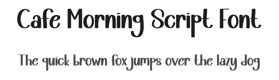 Cafe Morning Script Font by andikastudio — Display Font