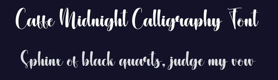 Caffe Midnight Calligraphy Font by andikastudio — Script Handwritten Font — thumbnail 2