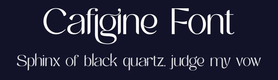 Cafigine Font by Andrimada Creative — Display Font — thumbnail 2