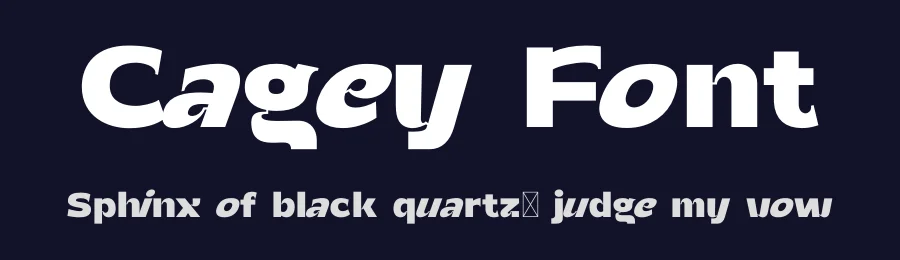 Cagey Font by Graphicfresh — Sans Serif Font — thumbnail 2