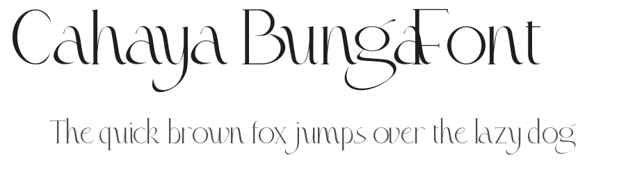 Cahaya Bunga Font by nihstudio — Display Font