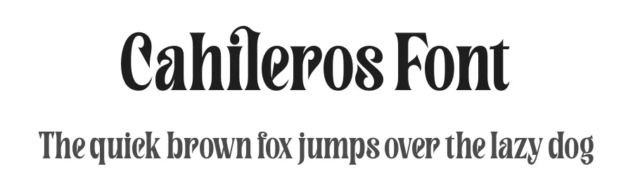 Cahileros Font by timelesstype.co — Serif Font