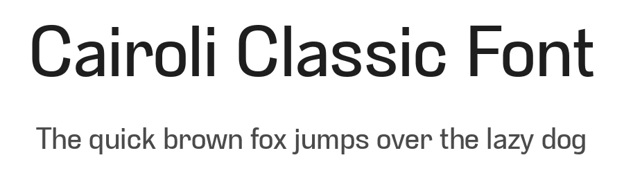 Cairoli Classic Font by Italiantype — Sans Serif Font