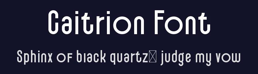 Caitrion Font by Phoenix Dungeon — Sans Serif Font — thumbnail 2