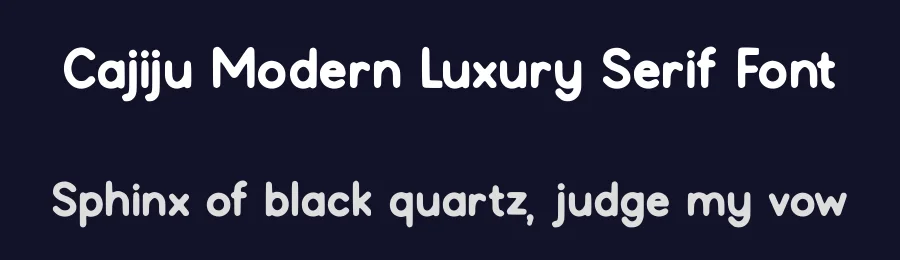Cajiju Modern Luxury Serif Font by AstutiStudio — Serif Font — thumbnail 2