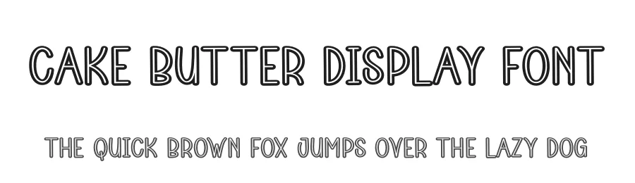 Cake Butter Display Font by andikastudio — Display Font