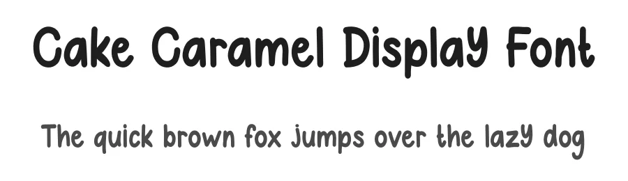 Cake Caramel Display Font by Craftedtype — Decorative Font