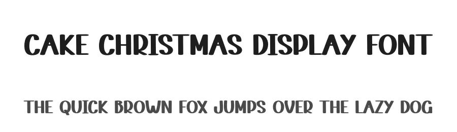 Cake Christmas Display Font by andikastudio — Display Font