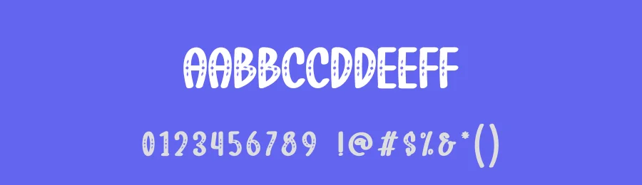 Cake Flower Display Font by creativeletter — Display Font — thumbnail 3