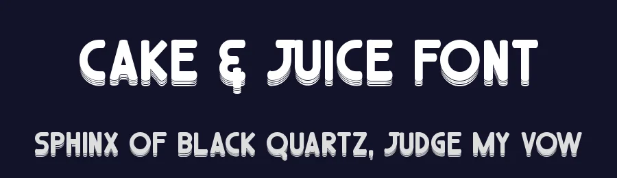 Cake & Juice Font by noahtype — Decorative Font — thumbnail 2