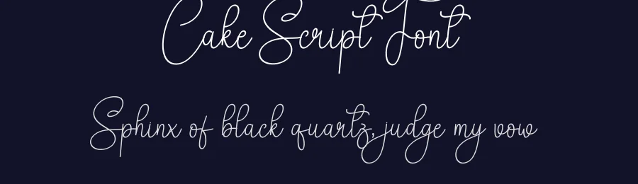 Cake Script Font by creativeletter — Script Handwritten Font — thumbnail 2
