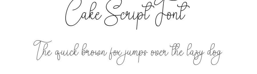 Cake Script Font by creativeletter — Script Handwritten Font