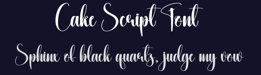 Cake Script Font by creativeletter — Script Handwritten Font — thumbnail 2