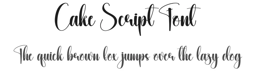 Cake Script Font by creativeletter — Script Handwritten Font