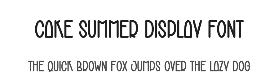 Cake Summer Display Font by creativeletter — Display Font