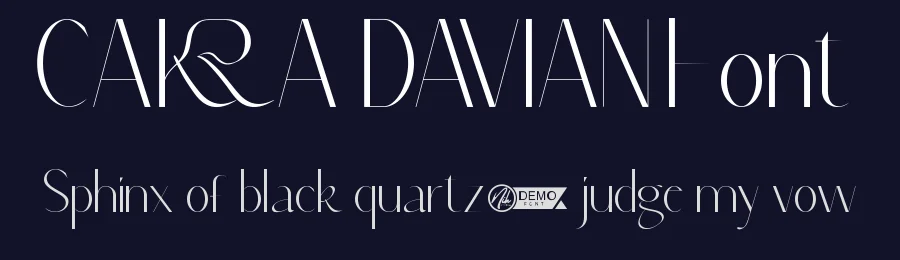 Cakra Davian Font by nihstudio — Display Font — thumbnail 2
