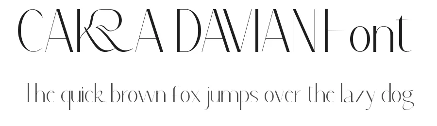 Cakra Davian Font by nihstudio — Display Font
