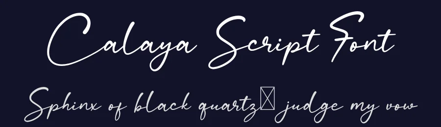 Calaya Script Font by craftsupplyco — Script Handwritten Font — thumbnail 2