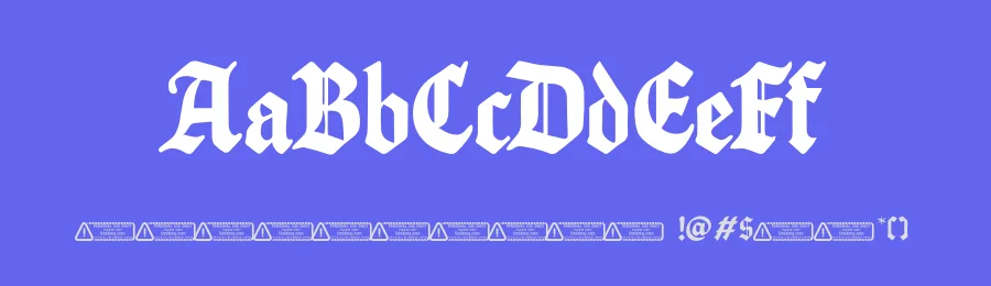 Caldareth Blackletter Font by overlaytemplates — Blackletter Font — thumbnail 3