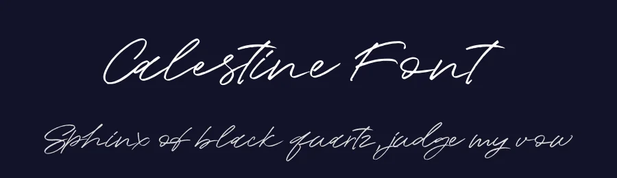 Calestine Font by metafontsy — Script Handwritten Font — thumbnail 2