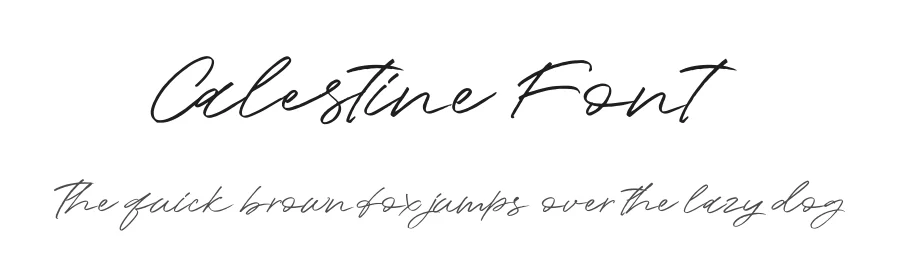 Calestine Font by metafontsy — Script Handwritten Font