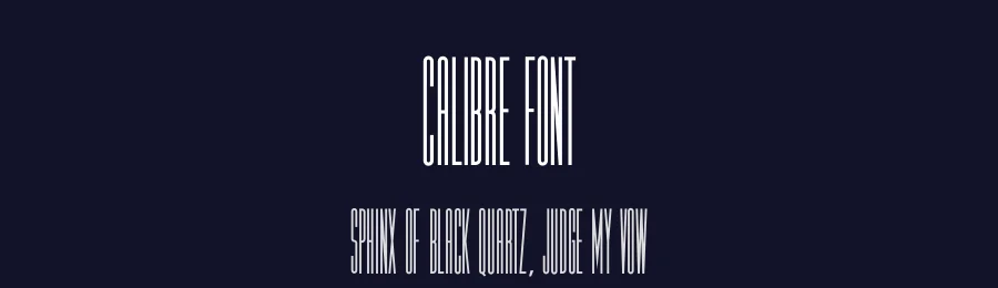 Calibre Font by Hustle Supply Co — Display Font — thumbnail 2