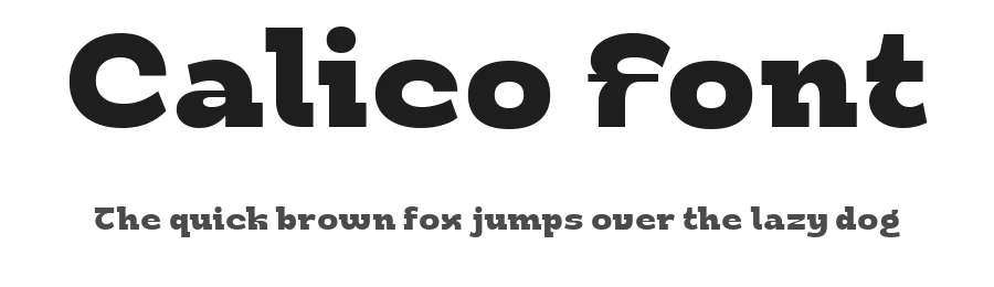Calico Font by Fontliner — Display Font