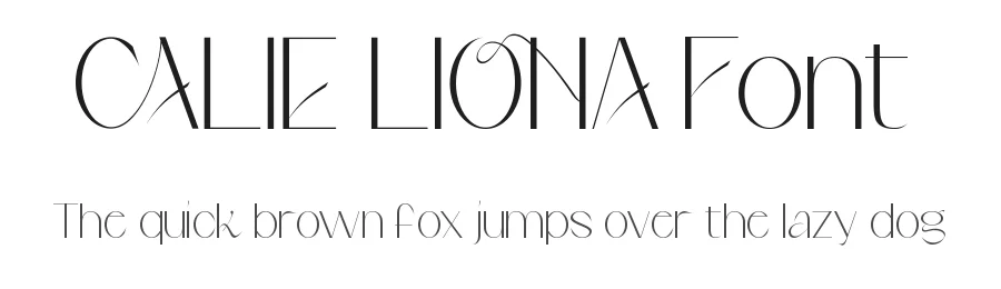 Calie Liona Font by RaisProject — Display Font