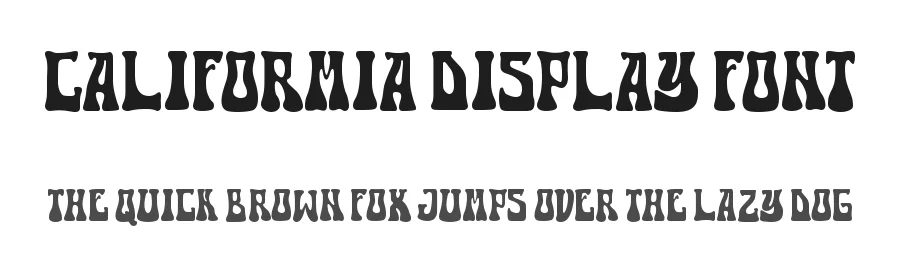 Califormia Display Font by Masa Aska Sanurumi — Display Font