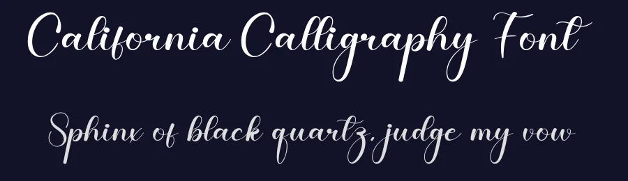 California Calligraphy Font by creativeletter — Script Handwritten Font — thumbnail 2