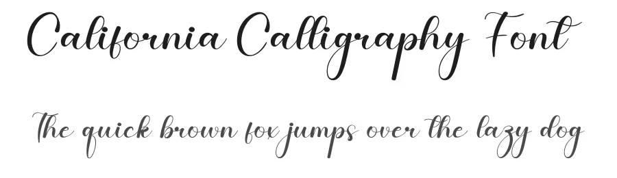 California Calligraphy Font by creativeletter — Script Handwritten Font