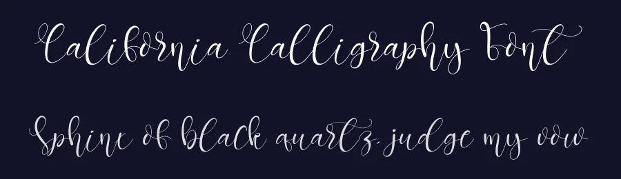California Calligraphy Font by creativeletter — Script Handwritten Font — thumbnail 2