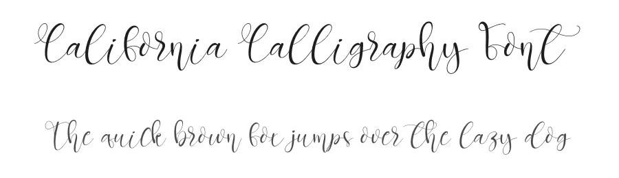 California Calligraphy Font by creativeletter — Script Handwritten Font
