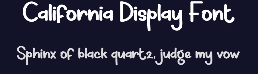 California Display Font by creativeletter — Display Font — thumbnail 2