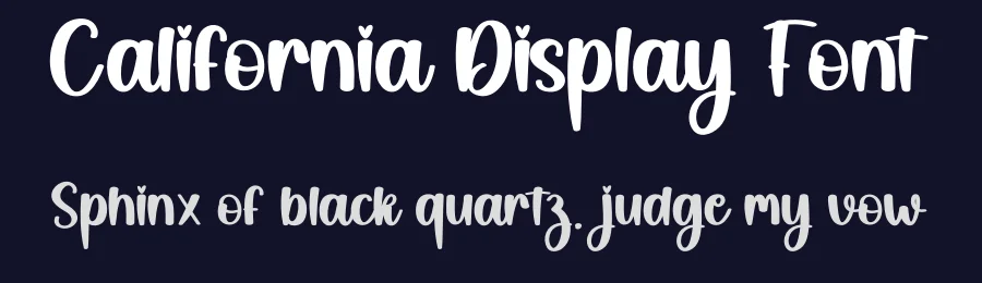 California Display Font by creativeletter — Display Font — thumbnail 2