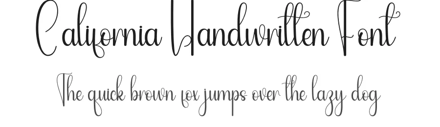California Handwritten Font by andikastudio — Script Handwritten Font
