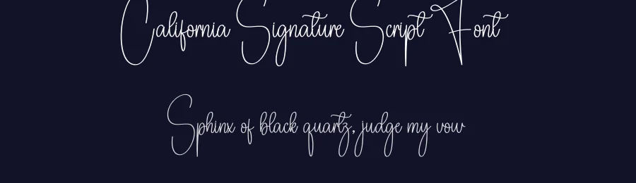 California Signature Script Font by creativeletter — Script Handwritten Font — thumbnail 2