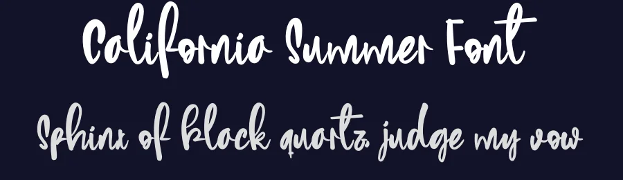 California Summer Font by levincreative — Script Handwritten Font — thumbnail 2
