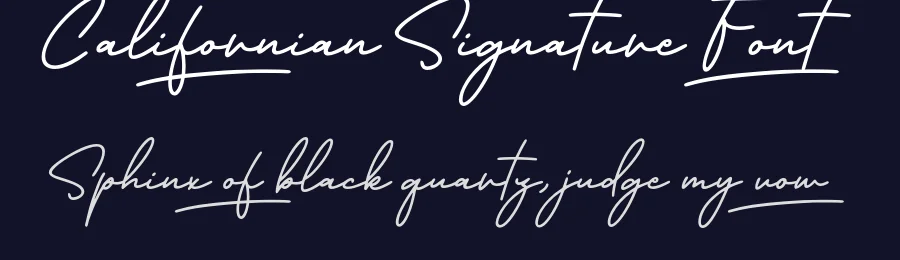 Californian Signature Font by Anxietype Foundry — Serif Font — thumbnail 2