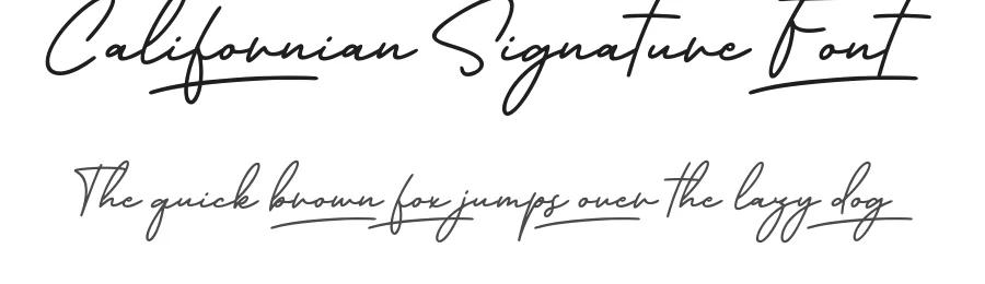 Californian Signature Font by Anxietype Foundry — Serif Font