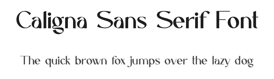 Caligna Sans Serif Font by 24Design Studios — Sans Serif Font