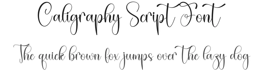 Caligraphy Script Font by creativeletter — Script Handwritten Font