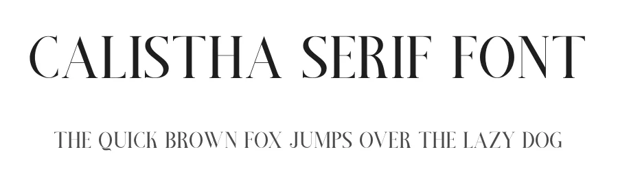 Calistha Serif Font by zafira.type — Serif Font