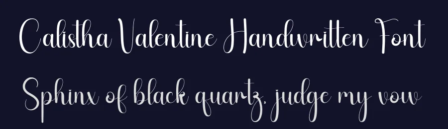 Calistha Valentine Handwritten Font by andikastudio — Script Handwritten Font — thumbnail 2