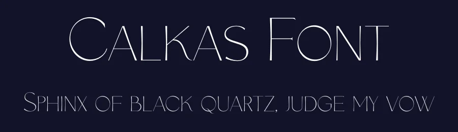 Calkas Font by Marvadesign — Sans Serif Font — thumbnail 2