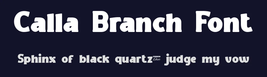 Calla Branch Font by edricstudio — Decorative Font — thumbnail 2